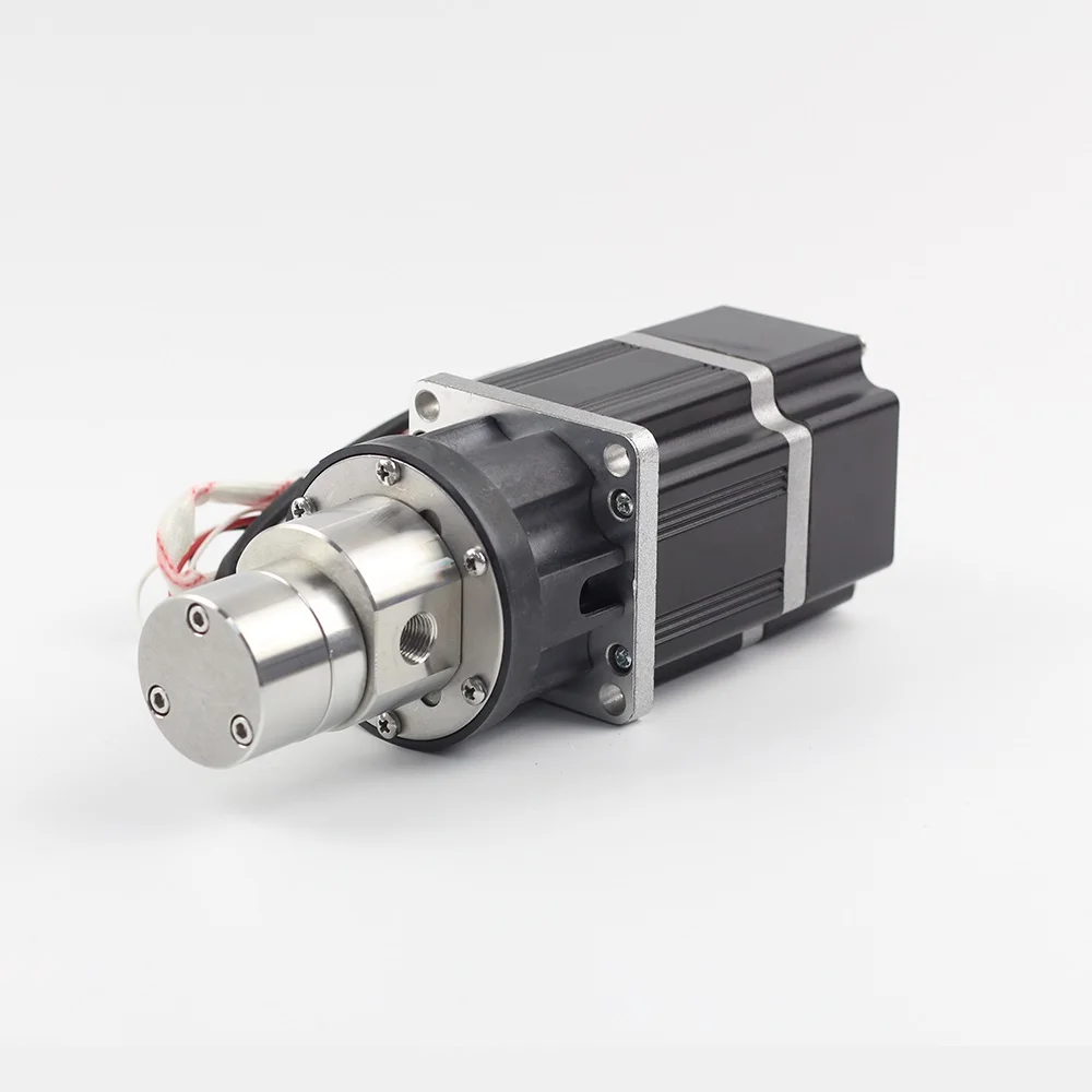 SOVOFLO KGP-06B Magnetic Gear Pump 1-3LPM 24V DC Electric BLDC Motor Stainless Steel 316L Housing PEEK Gear Food Grade PTFE Seal