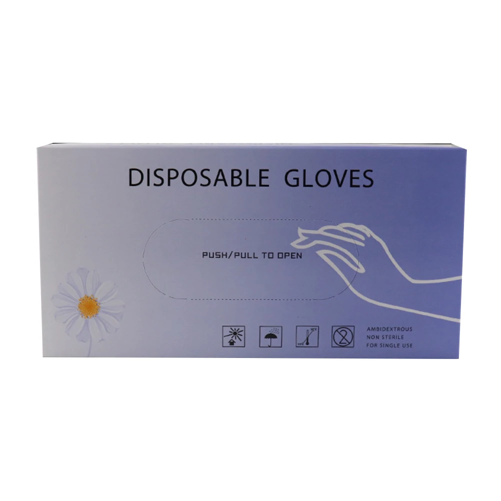 

Disposable Gloves for Cleaning Clear Lip Eyebrow Manicure Utility Household Food