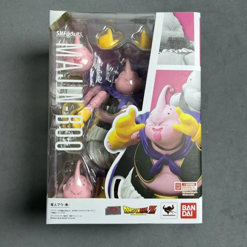 

Unpacked and In Stock Bandai Genuine BANDAI Dragon Ball SHF Majin Fat Buu and Shan Buu