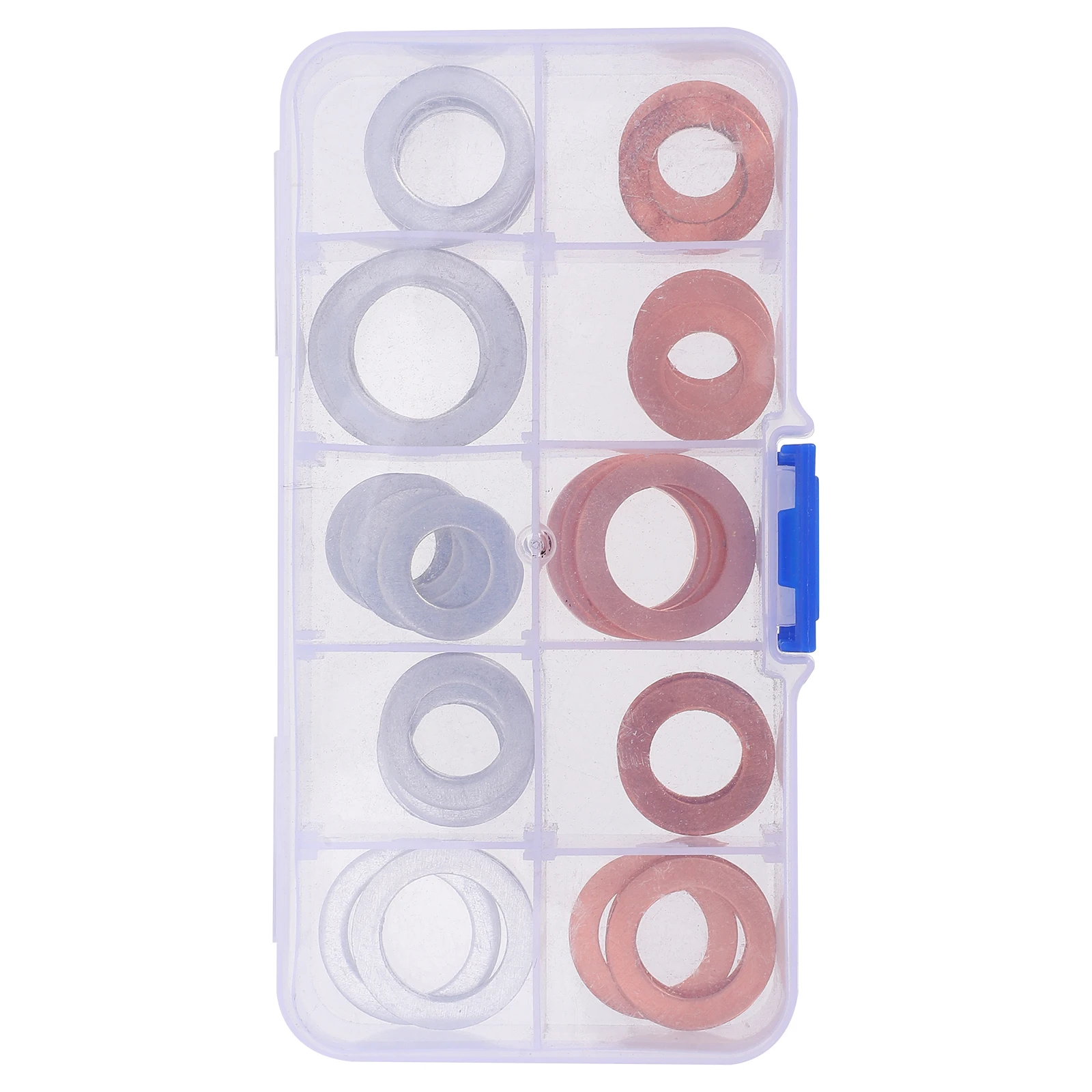 

42pcs Oil Drain Plug Gasket Combination Aluminum Engine Seal Leak Proof Replacement Sealing Pad Car Parts Drain Plug