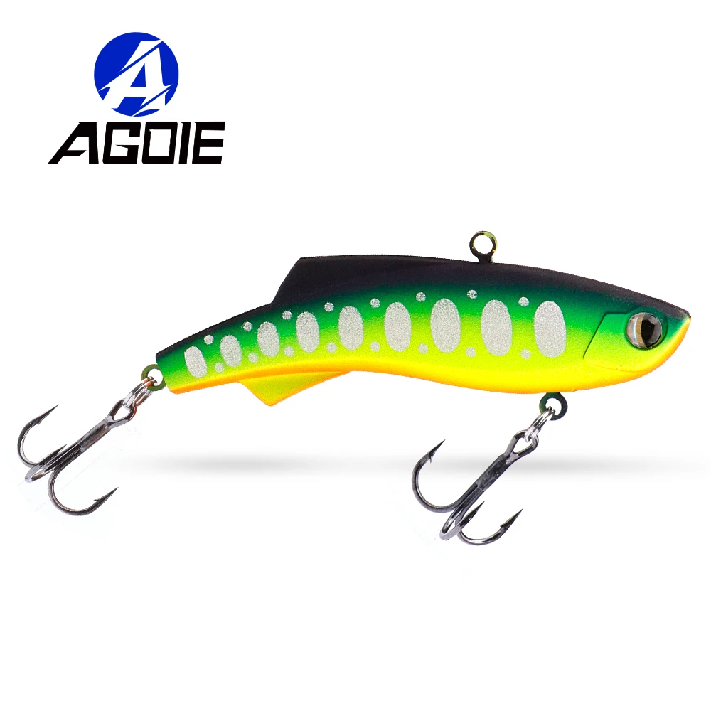 

Agoie 16g 23g 30g Natural Trembling Vib Hard Lures Wobblers For Pike Long Casts Lipless Crankbait Glowing Blade Vibration Baits