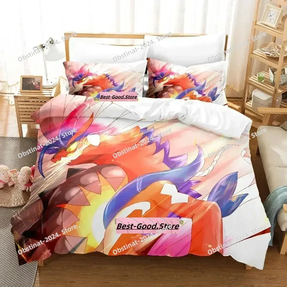 New Kawaii Iono Bedding Set Single Twin Full Queen King Size Bed Set Adult Kid Bedroom Duvetcover Sets Anime parure de lit Bed