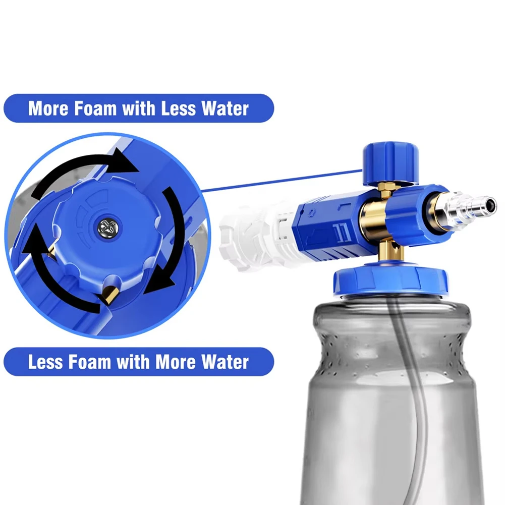 

Garden Maintenance Cleaning Foam Sprayer Car Wash Foam Pot 5 Nozzles Included Adjustable Foam Output Efficiency In Cleaning