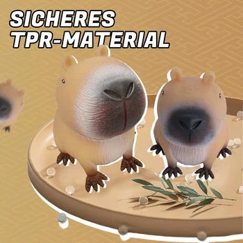 귀여운 카피바라 모치 꼬집기 장난감, 스트레스 방지 피젯 장난감, 카와이 만화 Pu 느린 리바운드 스퀴즈 장난감, 손 휴식 선물