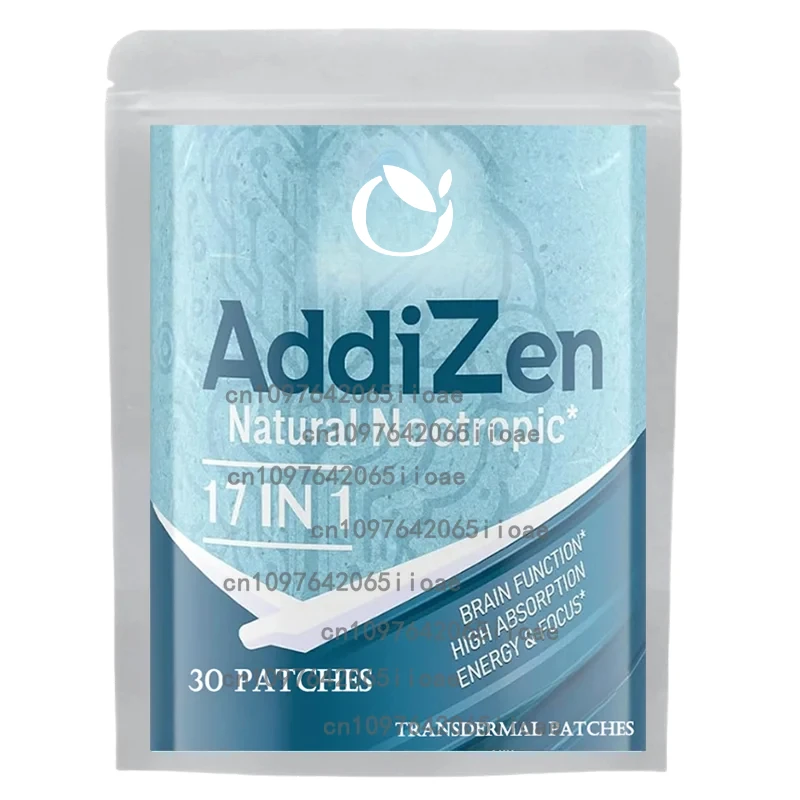

30 патчей Focus 17 в 1 Transdermal Patches Brainor Memory и Focus с L-Theanine, витамин B6 и B12