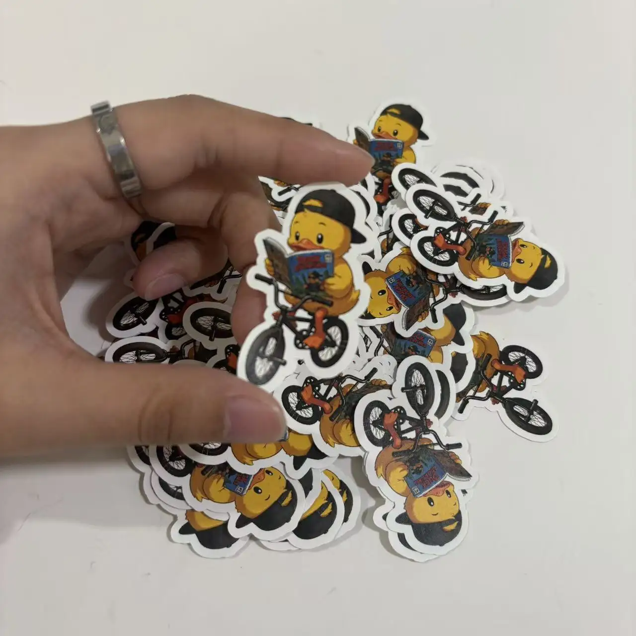 100 Customized stickers,  Waterproof Die-Cutting, Vinyl Logo, Personalized Business Packaging stickers
