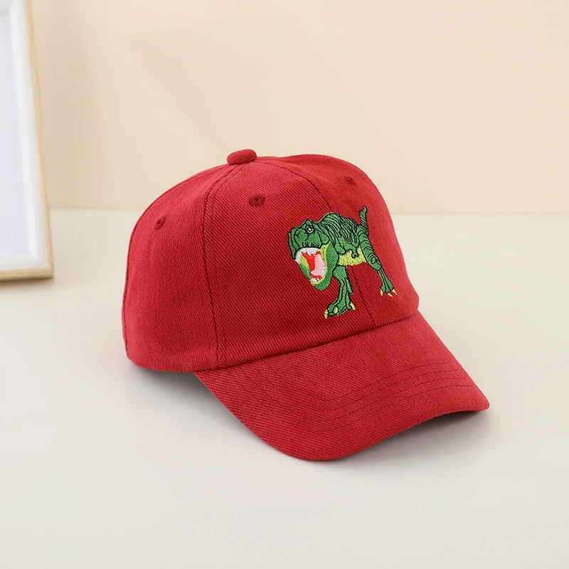 2024 School Boys Baseball Hats Dinosaurs Embroidered Children Outdoor Summer Kids Caps for 2-8Years Baby Sports Hats