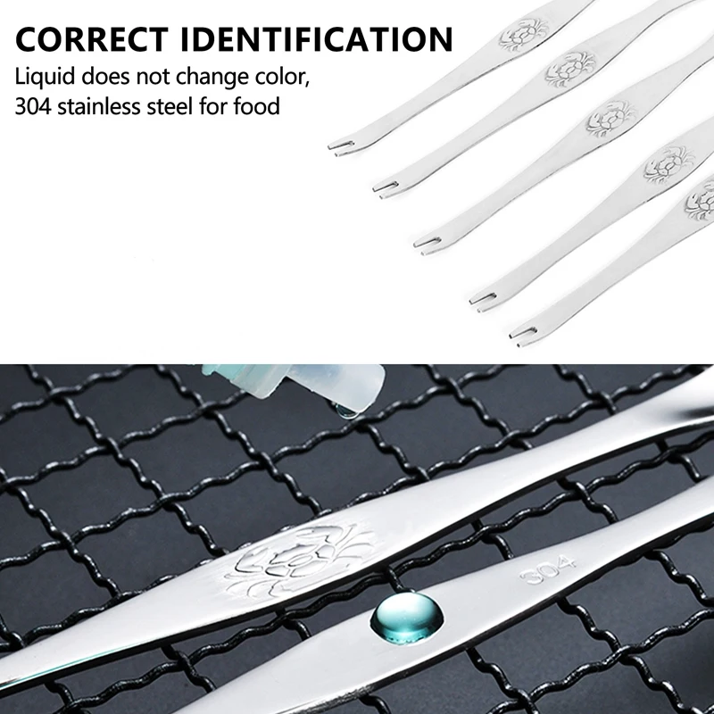 

Seafood Tool Crab Crackers Picks Spoons Stainless Steel Crab Peel Shrimp Tool Lobster Clamp Pliers Clip Pick - 5Pcs-A62I