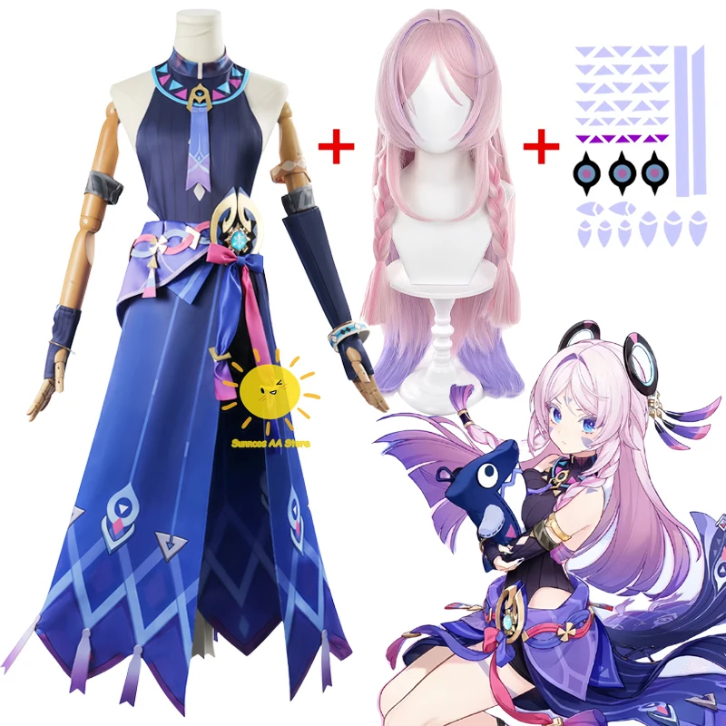 Game Citlali Cosplay Costume Genshin Impact Cosplay Full Set Suits Outfis Citlali Accessories Halloween Carnival Cos Adult Women