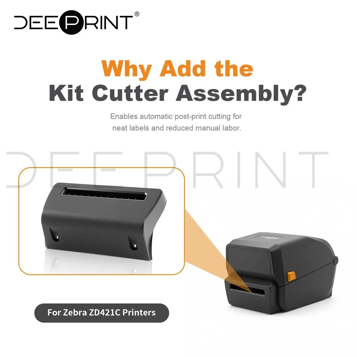 P1116110-025 Kit Cutter Assembly for Zebra ZD421C 203DPI&300DPI Thermal Barcode Label Printer | 180-Days Warranty