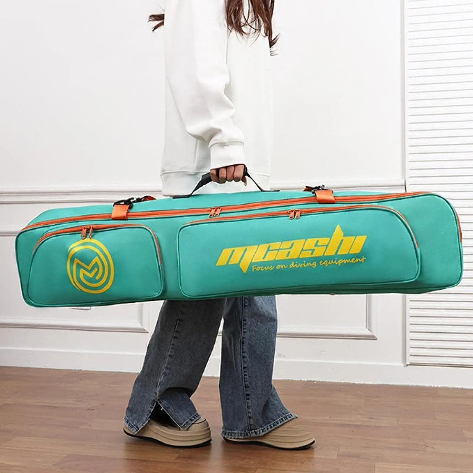 

Long Fins Bag Spearfishing Snorkeling Freediving Swimming Bag Scuba Gear Bag