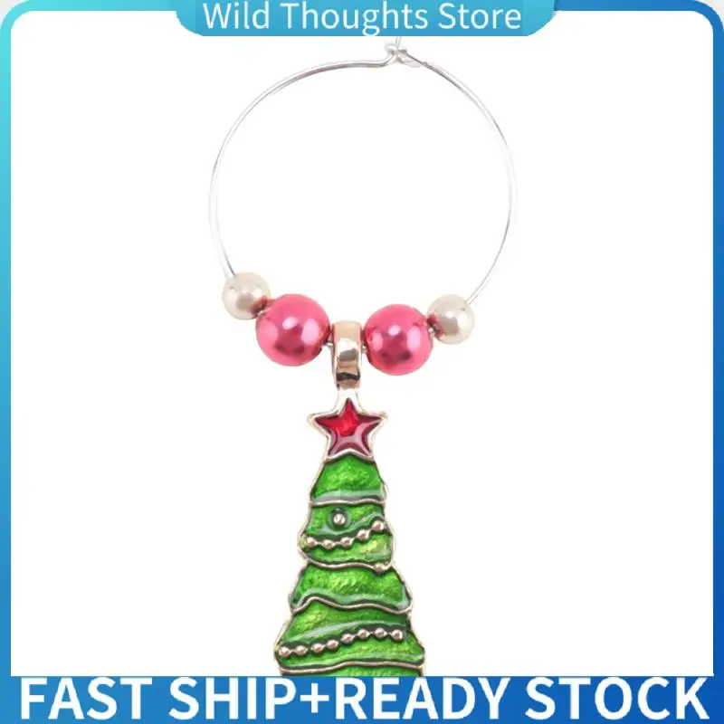 

Wine Glass Charms Set Of 36 Cocktail Markers Tags Champagne Glasses Christmas Decorations-[Qahk]