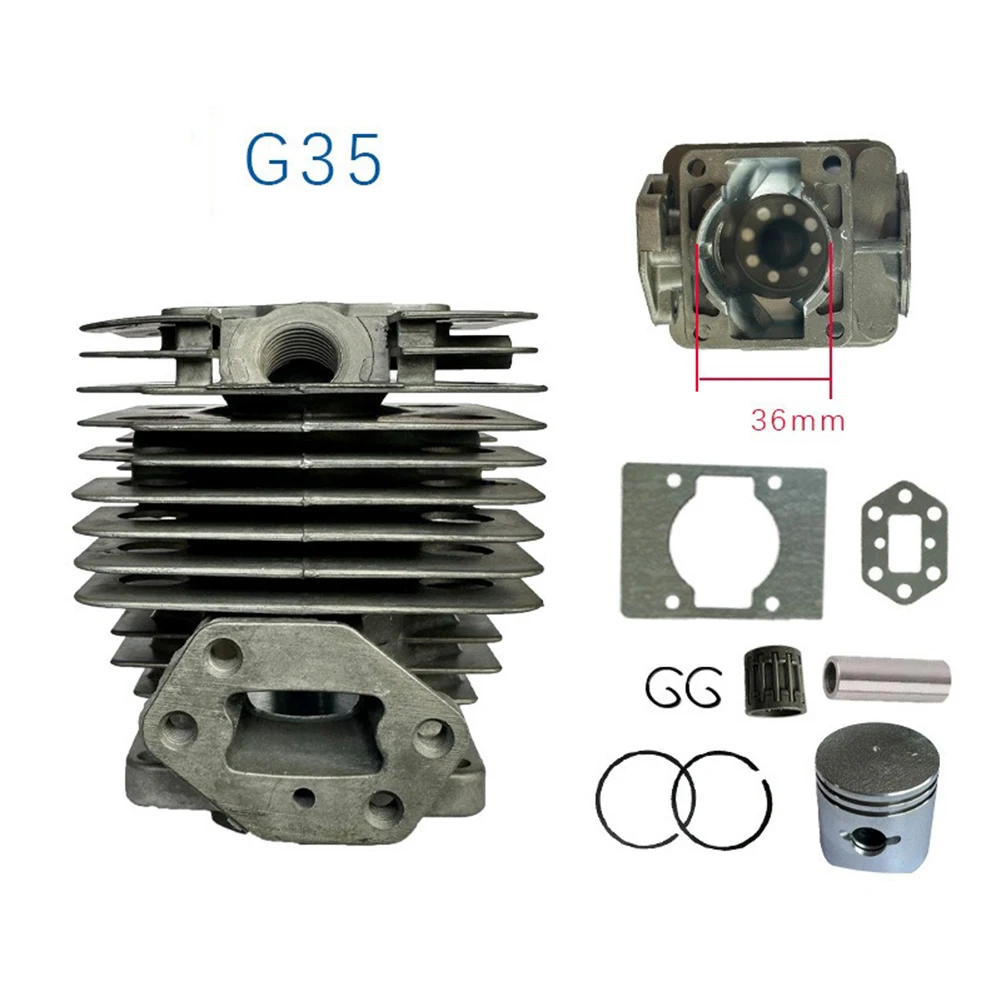 36mm 40mm Cylinder Piston Kit For ZENOAH G45 G45L BC4310 HUS443R 143 143RI G35 3410 Lawn Trimmer Brush Cutter String Parts   11