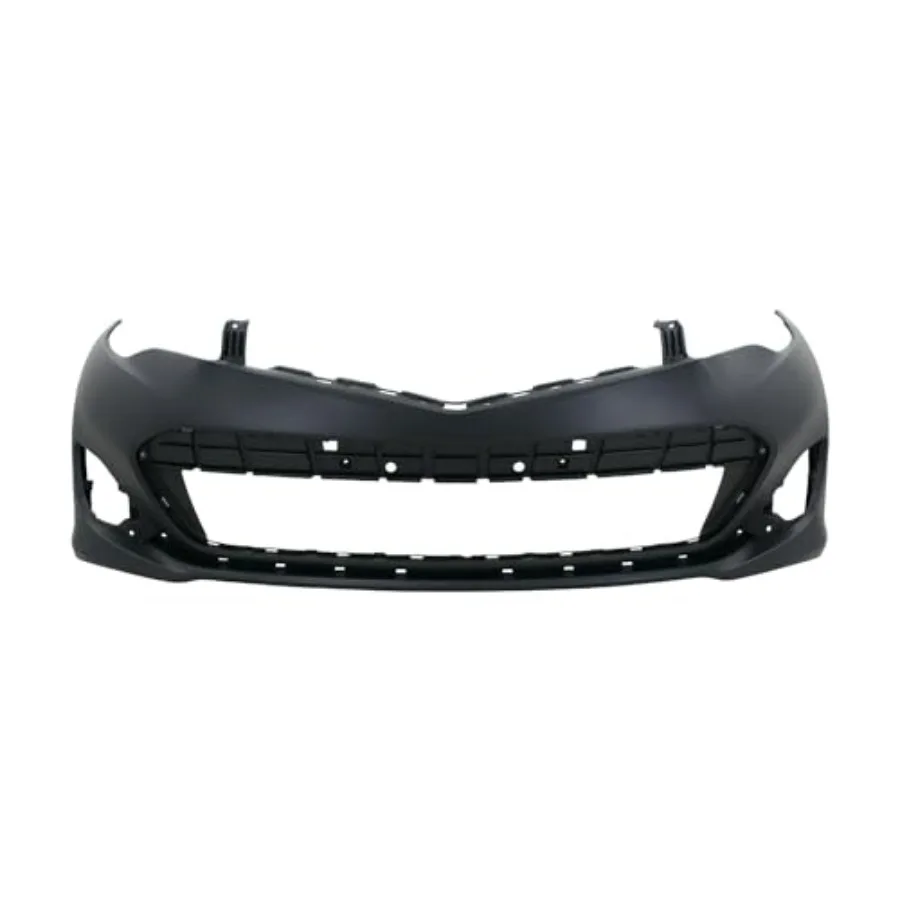 

Front Bumper Cover for 2013-2014 Avalon LE XLE Hybrid Primed Ready to Paint with Fog Light Holes No Parking Aid Sensor Holes B