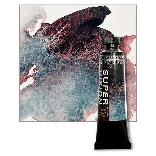 Imagen 1 del producto Super Vision, nuevo tubo de pintura de acuarela Mineral en capas, 15ml, 15 colores, Color maestro de agua para artistas, proveedores de arte de pintura