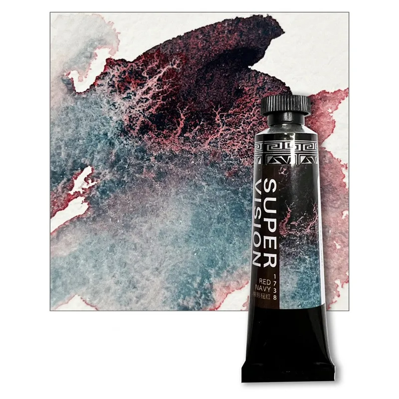 super vision novo tubo de tinta mineral em camadas aquarela 15ml 15 cores mestre cor de agua para artista pintura de arte fornecedores 01