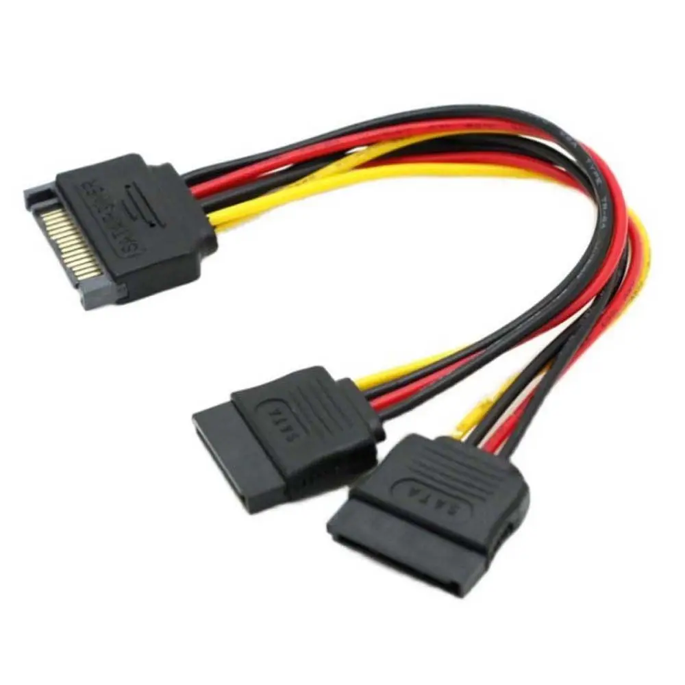 

Cable Power Extension Cable Power Lead Connector Wire SATA Adapter Cable HDD Splitter SATA Power Cable Hard Disk Power