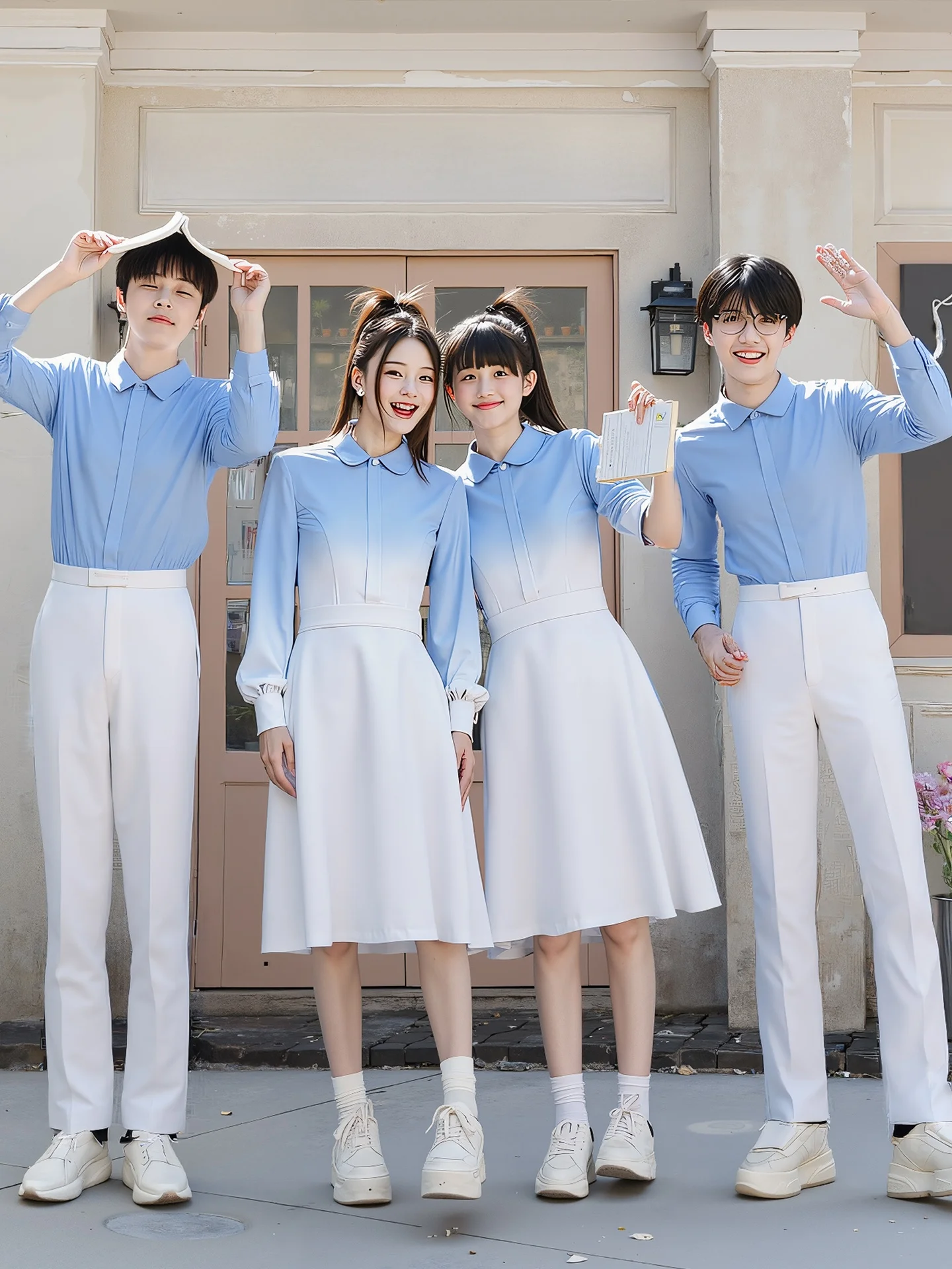 

Performance Outfits Chorus Recitation Opening Ceremony Adult High School Middle School Students Sports Meeting orms