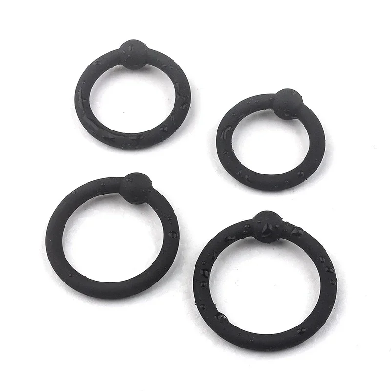 3/4 pcs Penis Rings Cock Rings Sleeve Delay Ejaculation Silicone Beaded Time Lasting Erection Sex Toys for Men Adult Games - Image 5