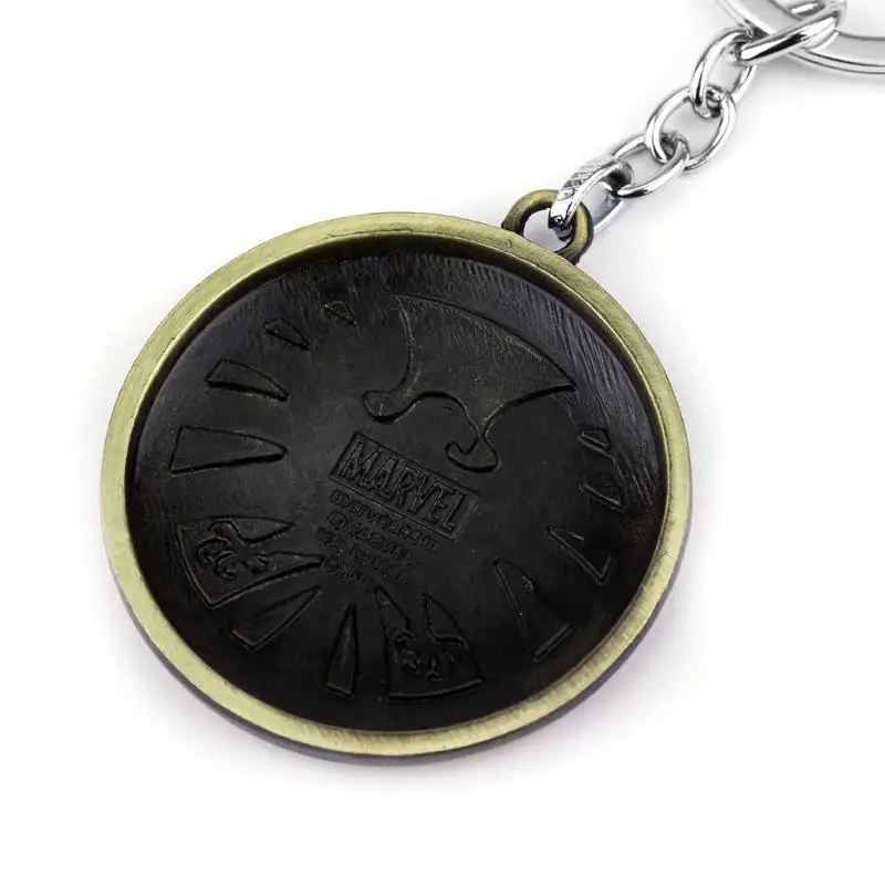 Disney Marvel Avengers S.H.I.E.L.D. Agent Hydra Logo Necklace Fashion Keychains Accessories Jewelry Gifts for Friends