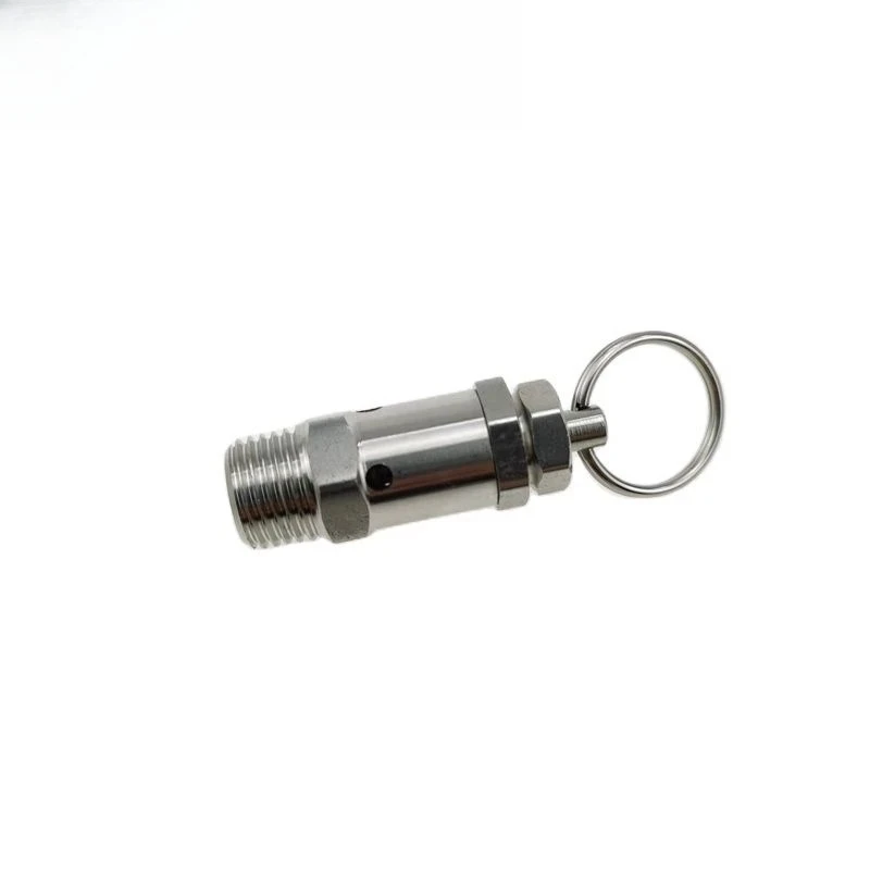 

Mini 1/4" NPT BSPT Male Threaded Pressure Relief Valve, Sanitary SS316L Stainless Steel Adjustable Pressure 0-9bar Safety Valve