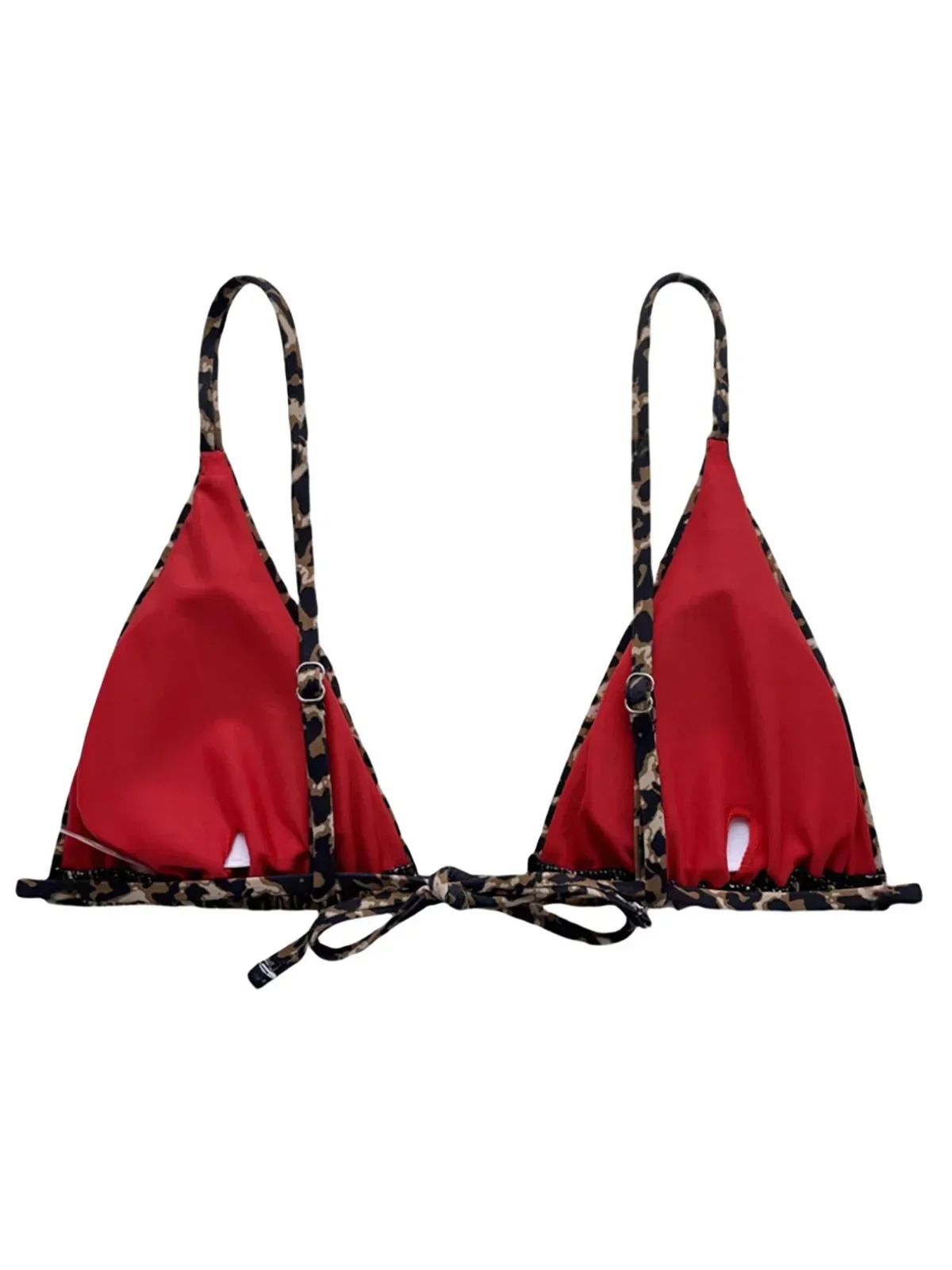 2025 neue Sexy Leopard Gedruckt Gepolsterte Bikini Top Weiblichen Badeanzug Frauen Bademode Badende Badeanzug Schwimmen Strand Top