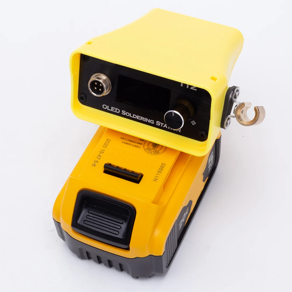 Imagem -04 - Estação de Ferro de Solda Oled T12 para Estação de Solda de Bateria de Lítio Dewalt 18v Ferro Portátil sem Fio Bateria Não Incluída
