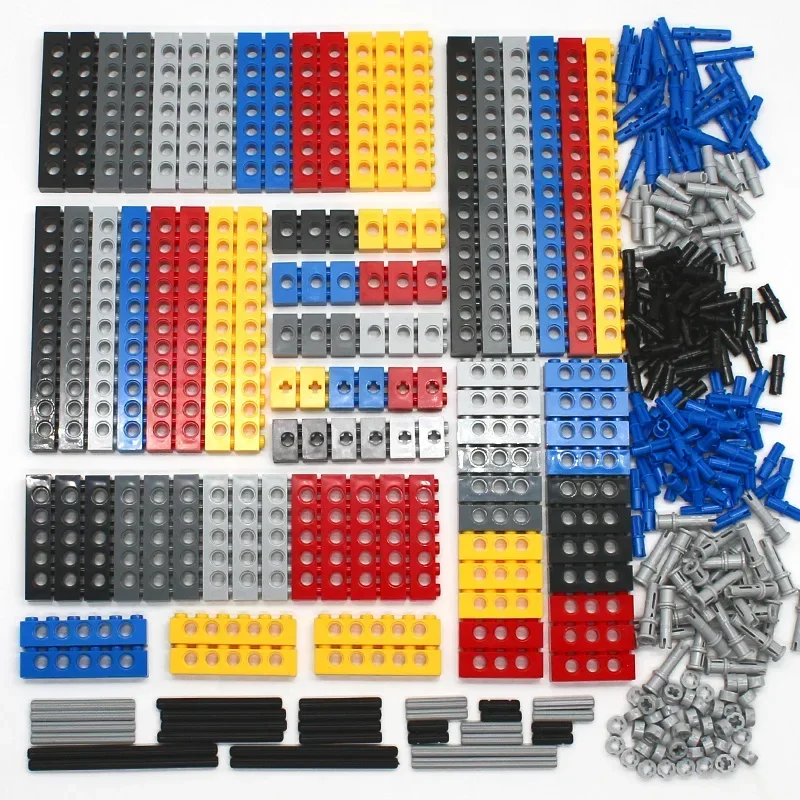 Suspension Technology Perforated Building Blocks Hole Arm Beam Pin Mixing Gear Pneumatic Set MOC DIY Bricks Assembly Toys Parts