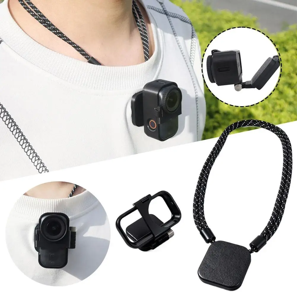 Suitable For DJI OSMO NANO Parent Child 4K Thumb Sports Camera Magnetic Neck Bracket Accessories
