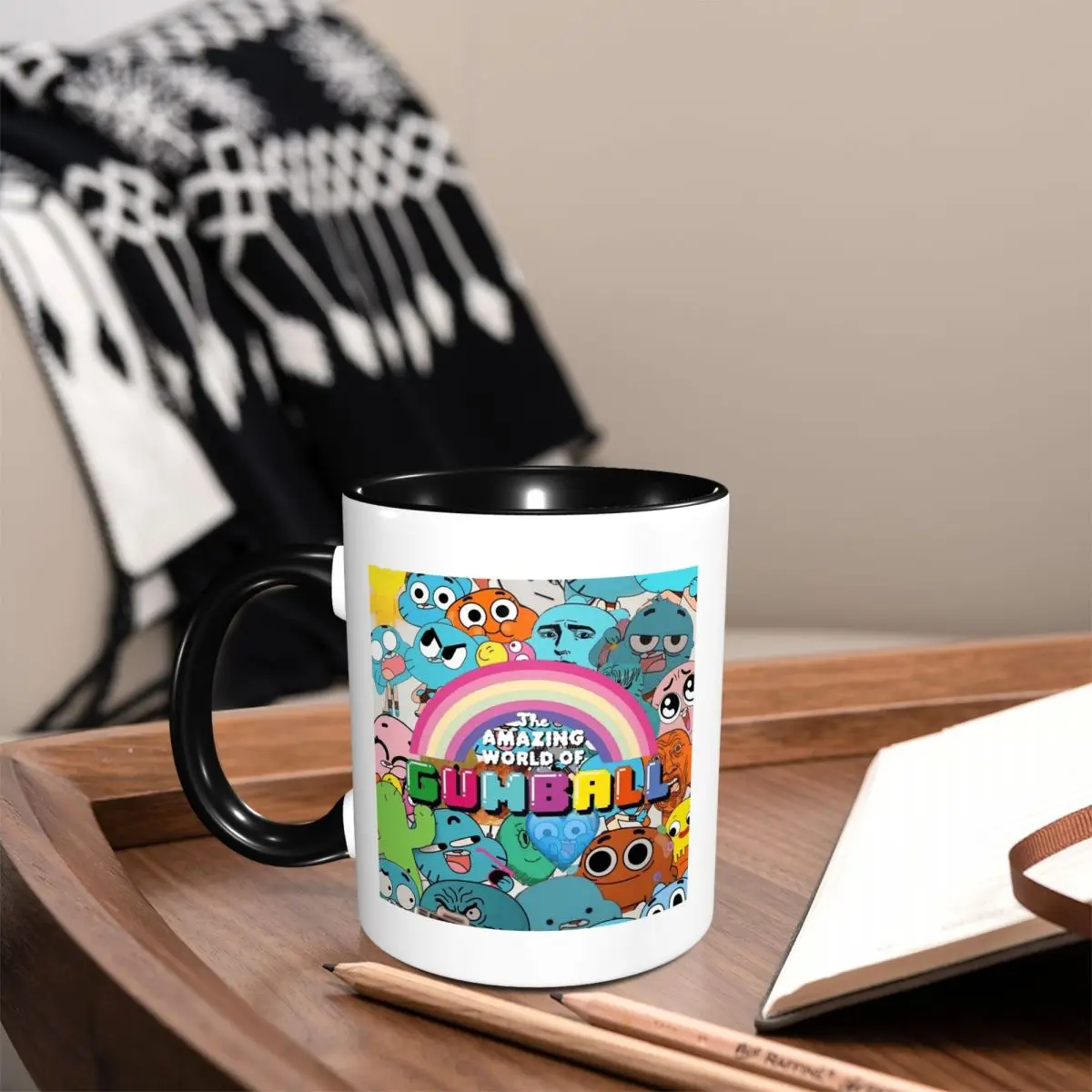 

The Amazing World Of Gumball Mug Funny Ceramic Coffee Cups Tea Mugs Milk Cup Drinkware Gift for Friends