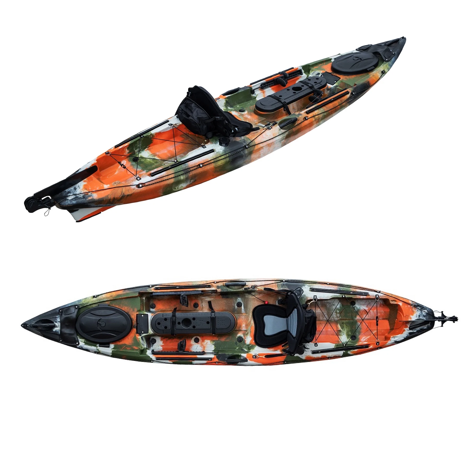 

3.5m Length Kayak Fishing Single Seat Rowing Boats For Fishing