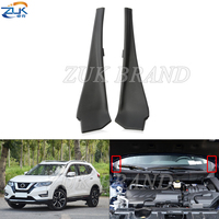ZUK Car Front Windshield Wiper Arm Cowl Side Trim Lid Windscreen Hinge Cover For Nissan X-Trail Xtrail T32 Rogue 2014-2018