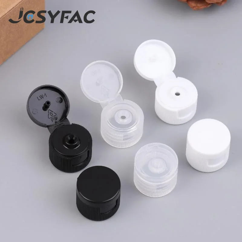 10 Pcs Diameter 18/20/ 24MM Plastic Bottle Cap Replacement Flap Cover For Lotion/Toner Bottle Cosmetic Bottle Cap Accessories