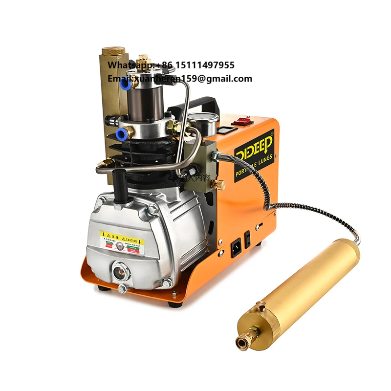 DIDEEP  Profession 110V 220V 1800 W Cylinder Diving Air Tank Electric Air Compressor Pump Machine