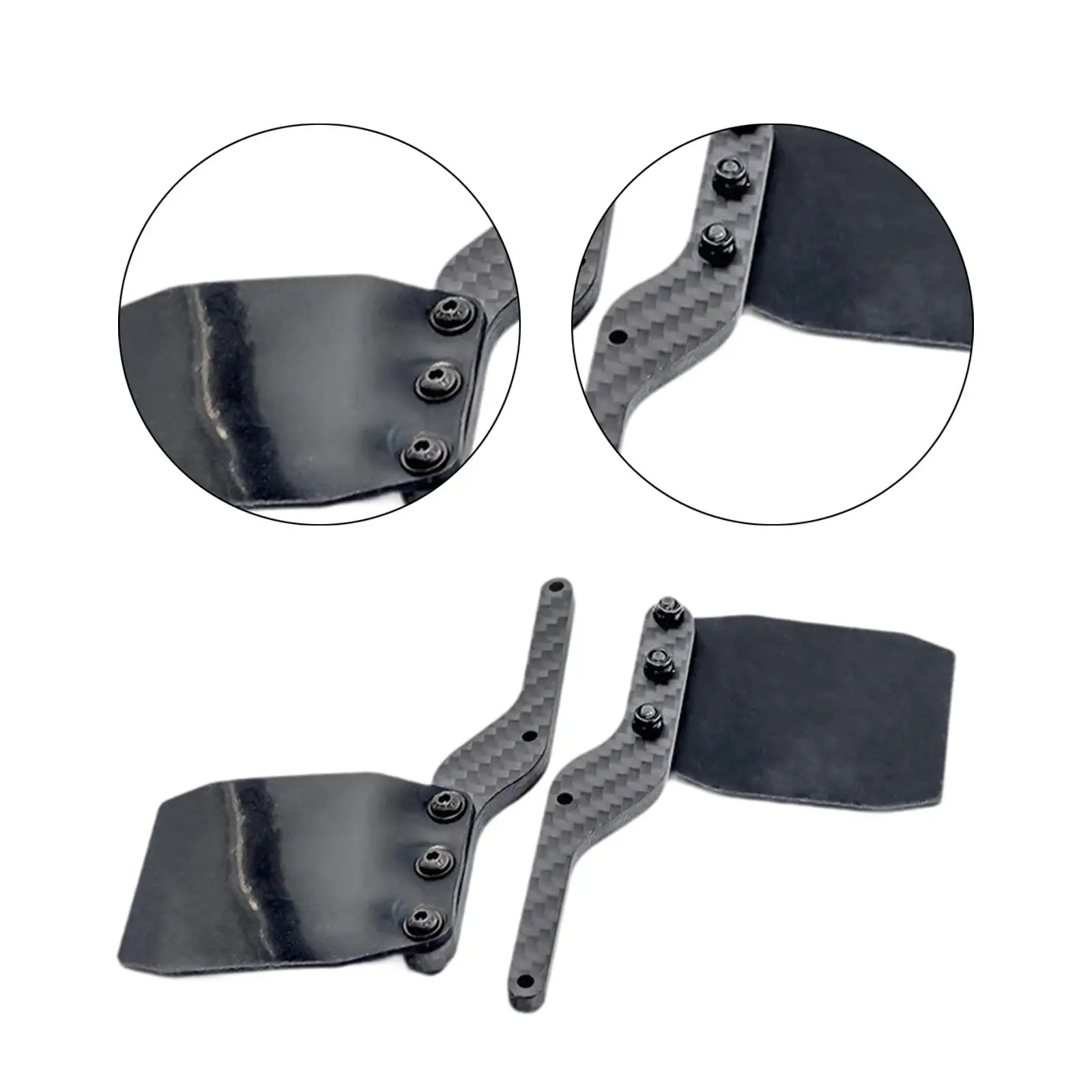 Set di 2 parafanghi RC 1:7 per migliorare i veicoli Accessori per parafanghi