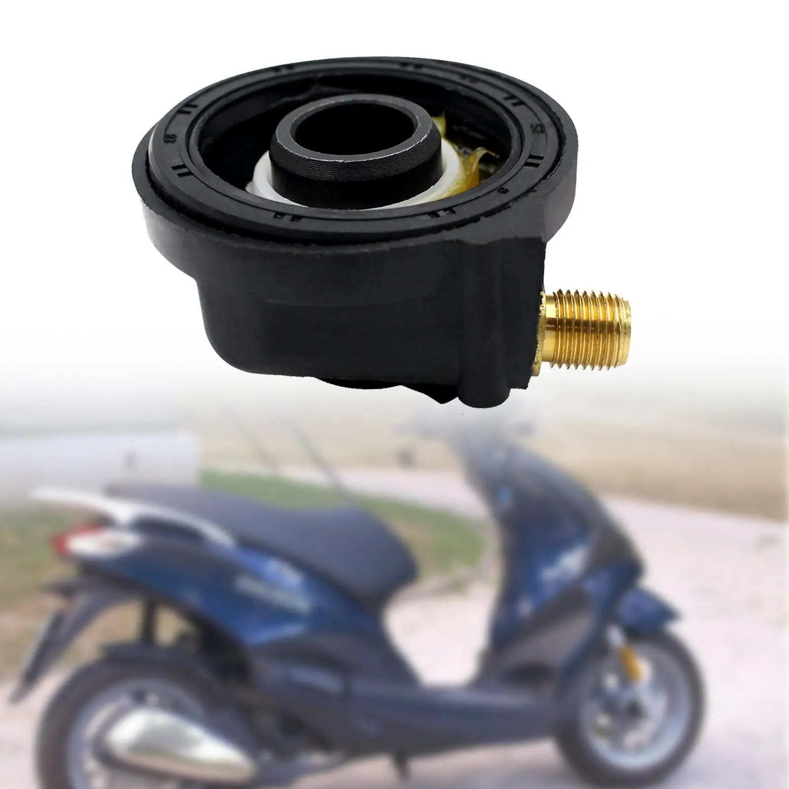 Speedometer Drive Wear Resistant Black Motorbike Accessories for Derbi