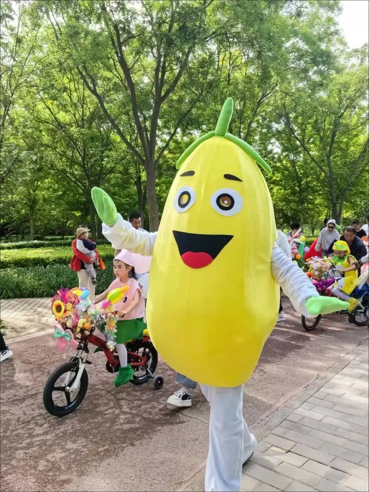 

Adult Cosplay cute fruit Apple Pitaya Peach Pineapple Mascot Costume carnival Advertising ceremony Party Store promotional props