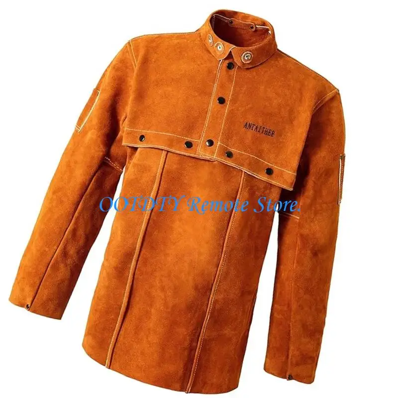 upgrades-leather-flame-resistant-welding-coat-with-ventilated-back-for-safety