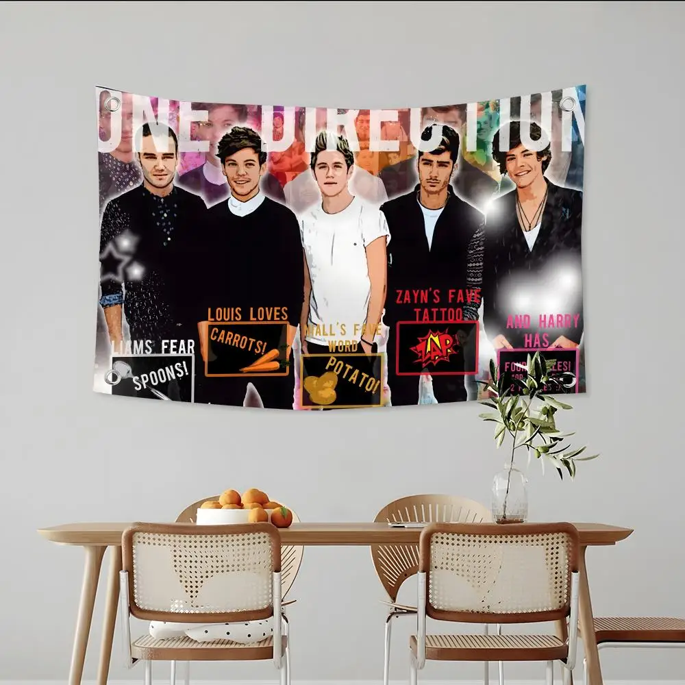 Pop Rock band One Direction Flags Custom Camping Outdoor Gar