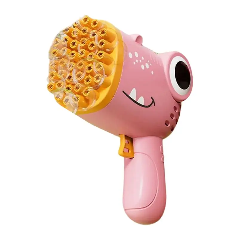 BEDW-40 홀스 공룡 버블 핸드헬드 완전 자동 버블 머신 (배터리 및 버블 물 없음) 어린이 선물용