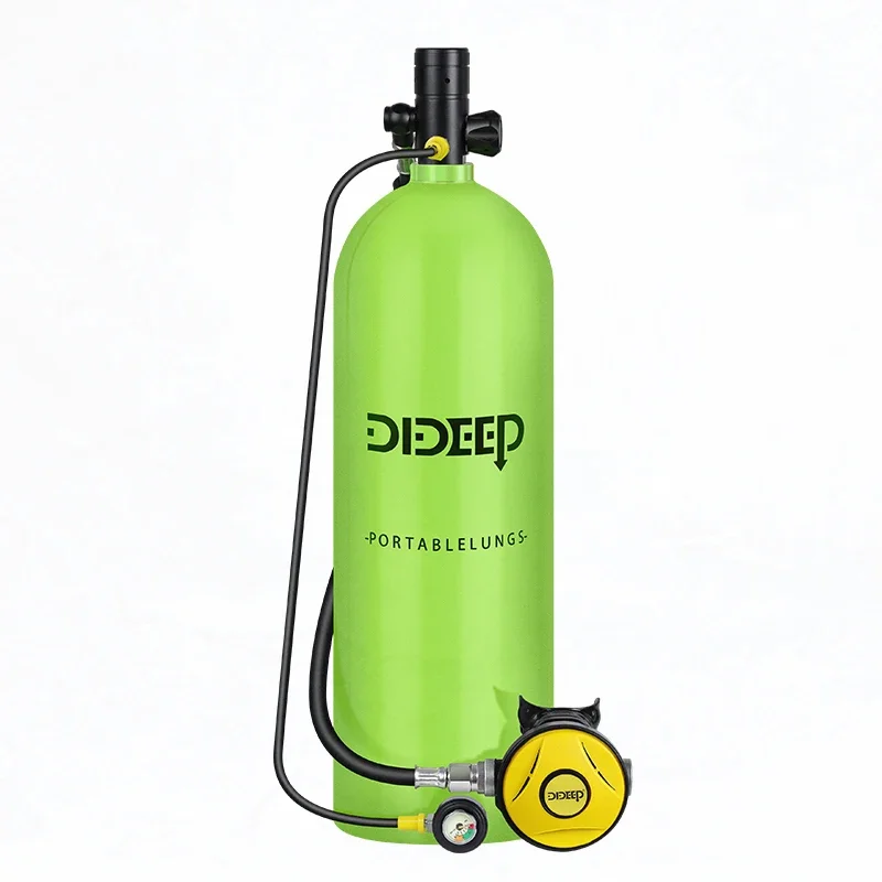 4L Oxygen Tank Scuba Diving Cylinder Oxygen Tank Set Snorkeling Respirator Fish Gill Oxygen Cylinder Standby Diving Equipment