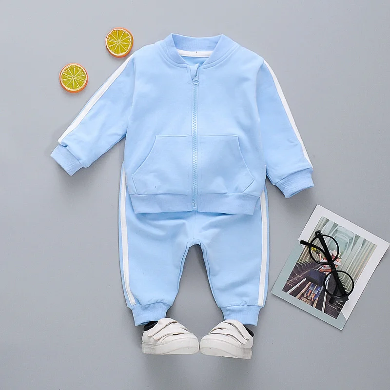 New Spring Autumn Baby Girls Clothes Children Boys Casual Jacket Pants 2Pcs/Sets Toddler Costume Infant Outfits Kids Tracksuits