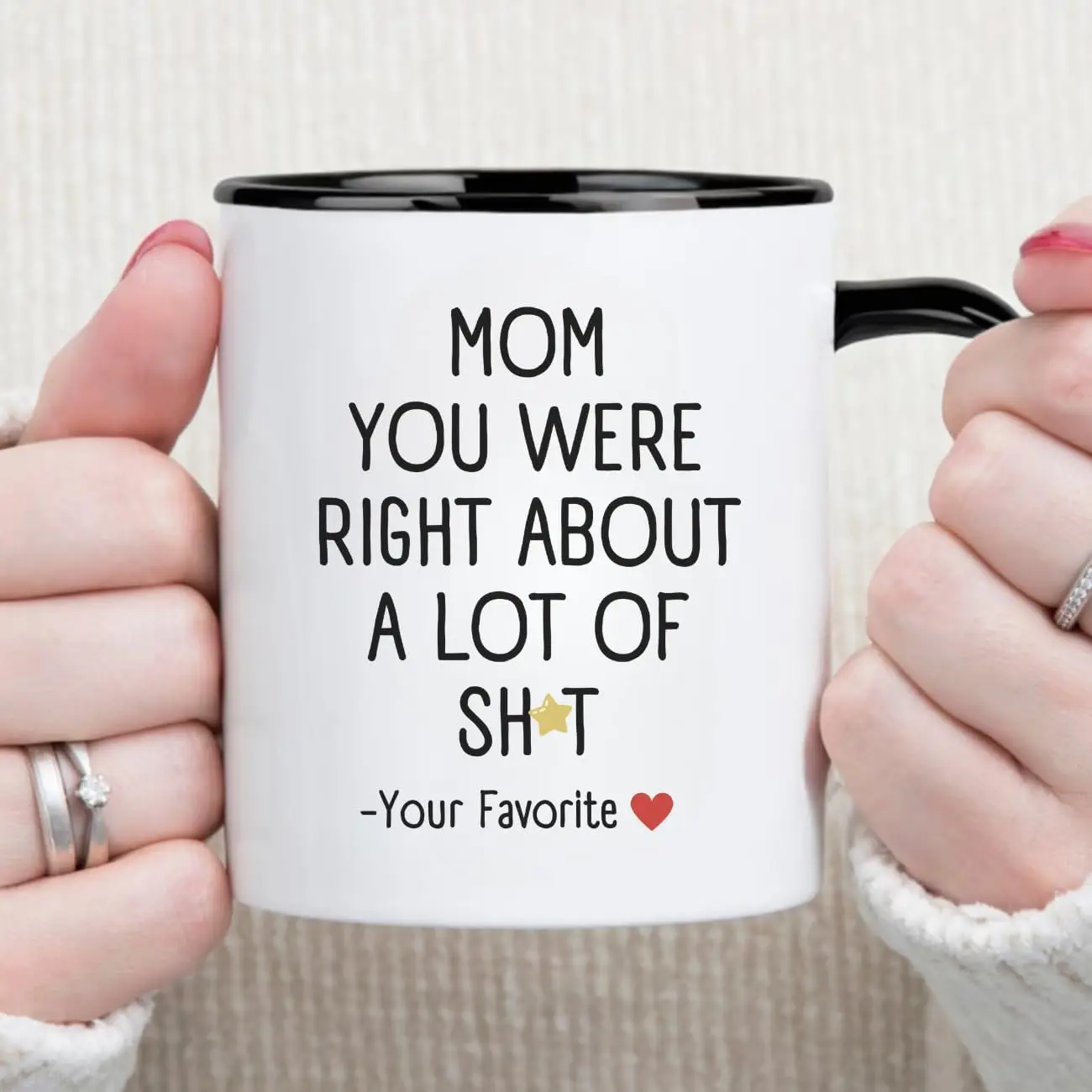 MissDaisy-Mom You Were Right Mug Funny Mothers Day Gifts Moms Birthday Coffee Mug for Mom Funny Mugs for Mom Best Mom Ever Gifts