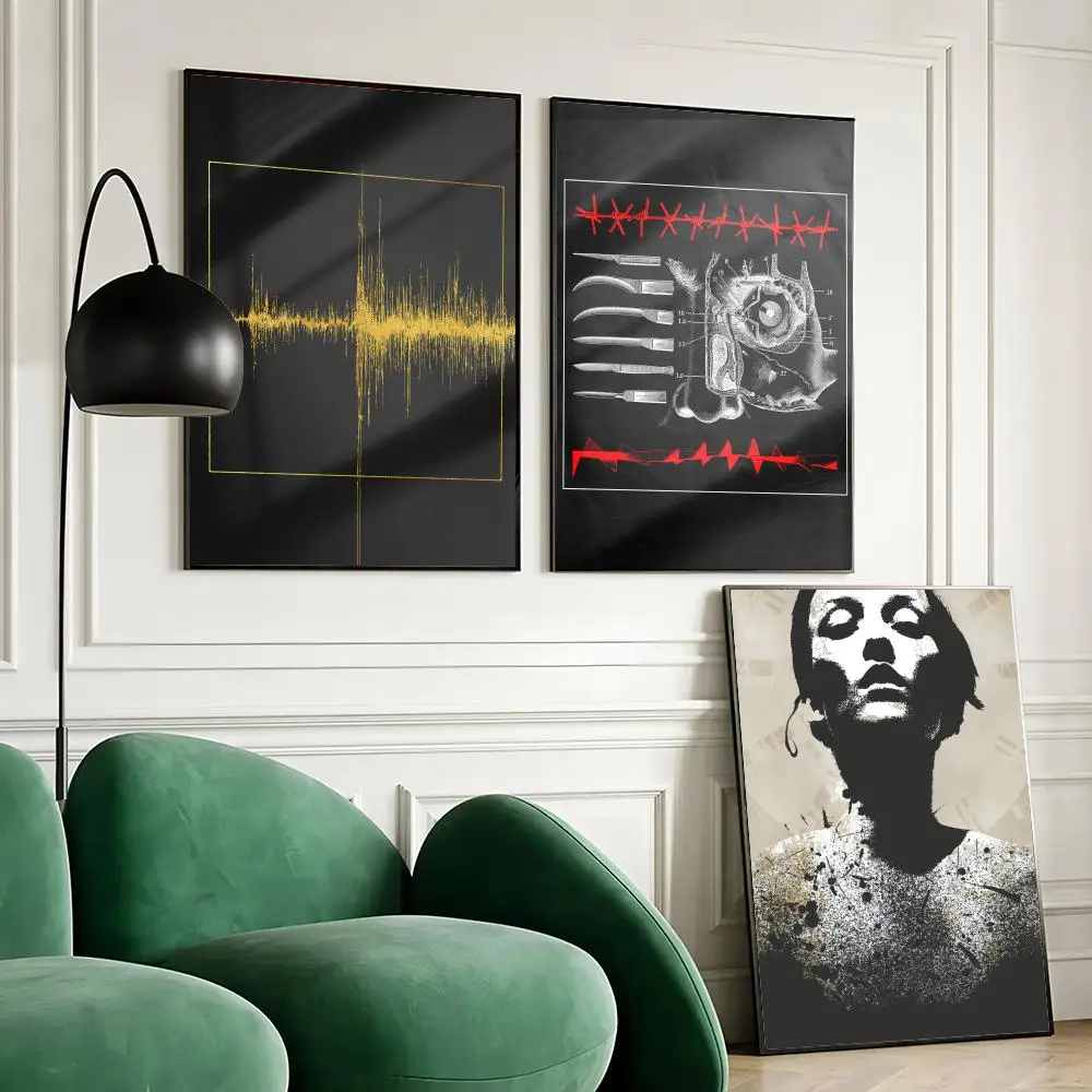 Metalcore Band C-Converge Poster Waterproof Wall Art Sticker for Home Bar Decoration