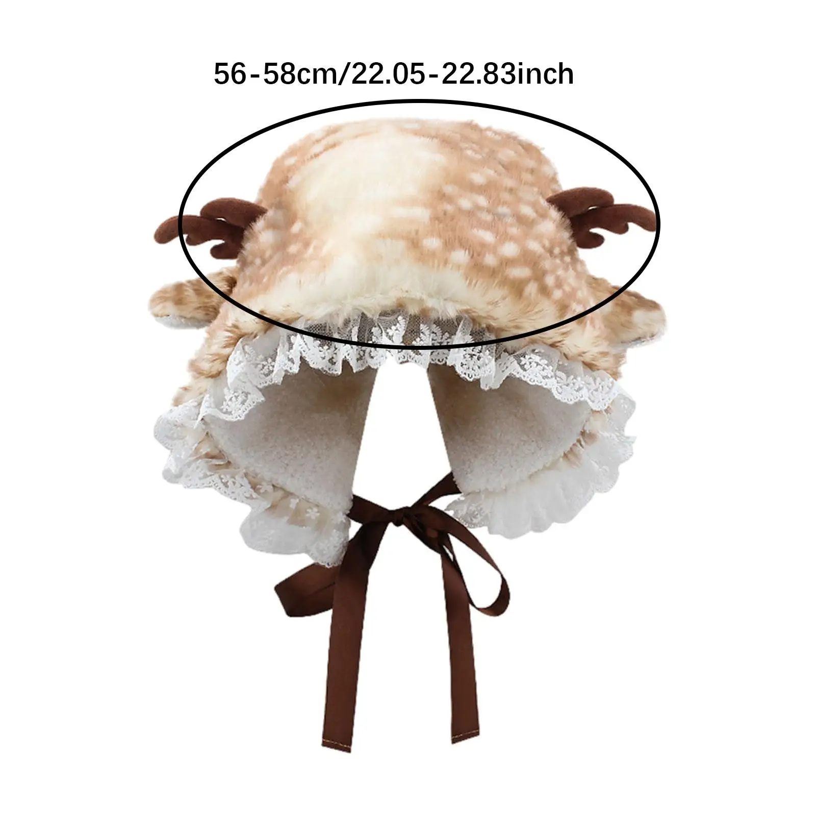 Kerstmuts Warme winter Comfortabele diervormige nieuwigheid hoofdtooi voor