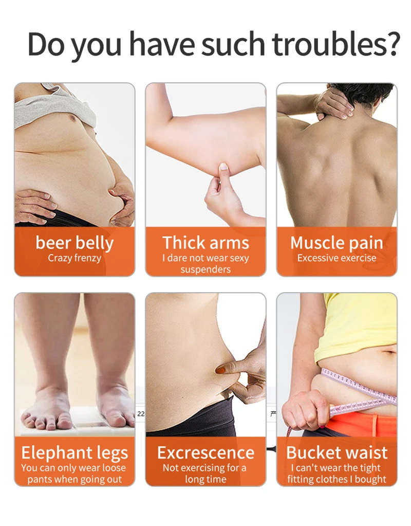 Bauchmuskel-Toning-Gürtel EMS Muskelstimulator Bauchtrainer Muskeltoner USB-Aufladung Körperformung Schlankheitsgerät für Arm und Rücken – Detail 9