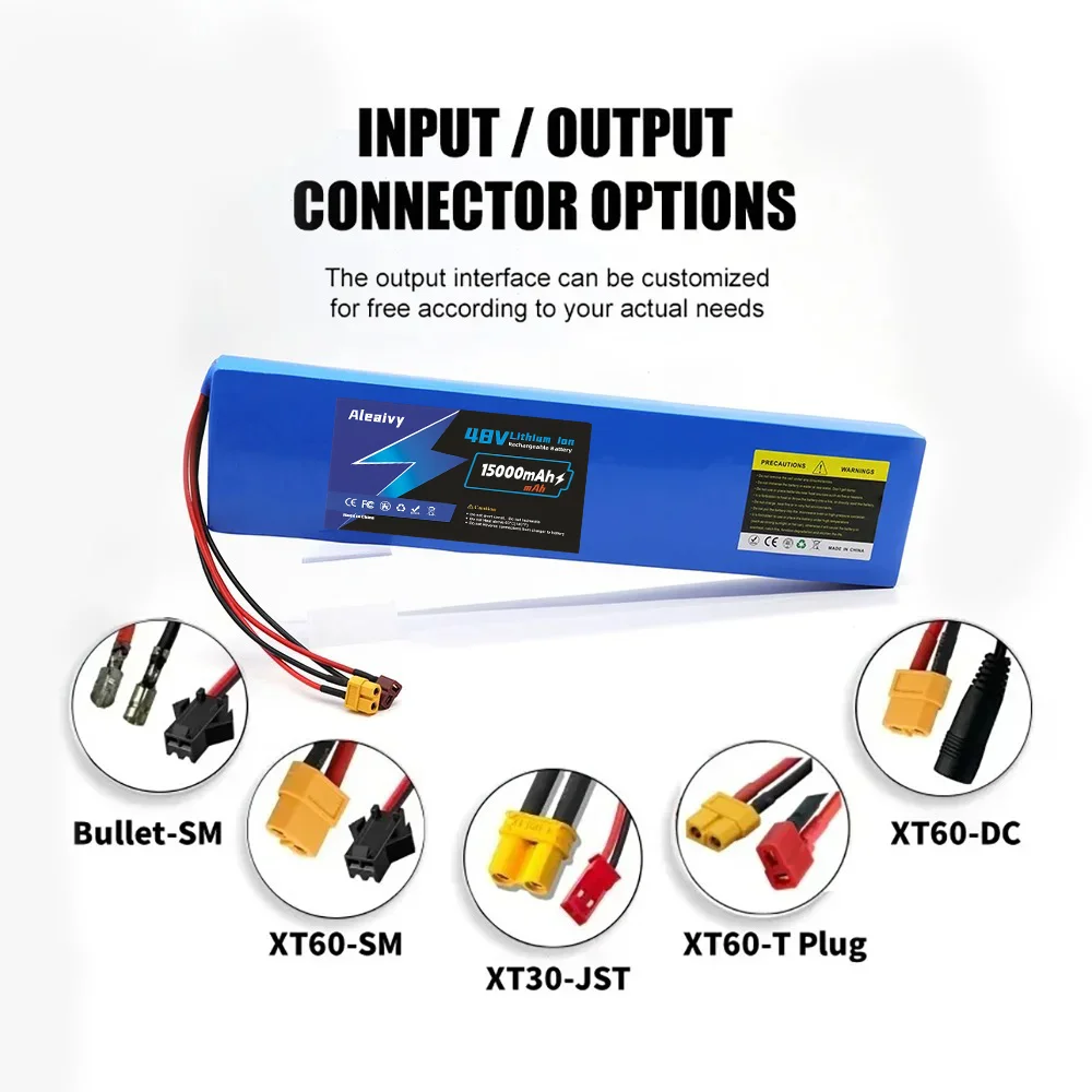 

Battery Pack for Kugoo M4/M4Pro/M5/M5Pro Electric Scooter - 13S4P 48V 15Ah 1000watt 18650 Lithium ion