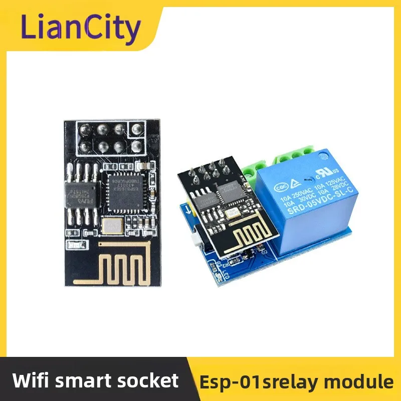 

ESP8266 ESP-01S RelayModule Relay WIFI Socket MoreESP-01S