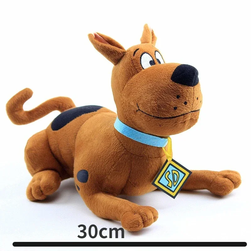 Boneca de guarda leal Scooby-Doo, cão europeu e americano, brinquedo de pelúcia infantil, presente de aniversário, novo