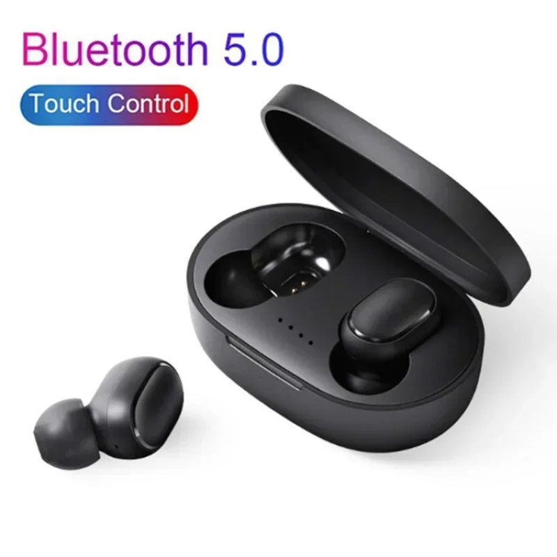 TWS A6S Wireless Bluetooth Headset Earbuds Noice Cancelling Earphone Bluetooth Headphones with Mic for Huawei Xiaomi Redmi